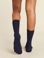 Women's Ribbed Crew Socks