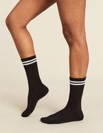 Women's Striped Cushioned Crew Socks